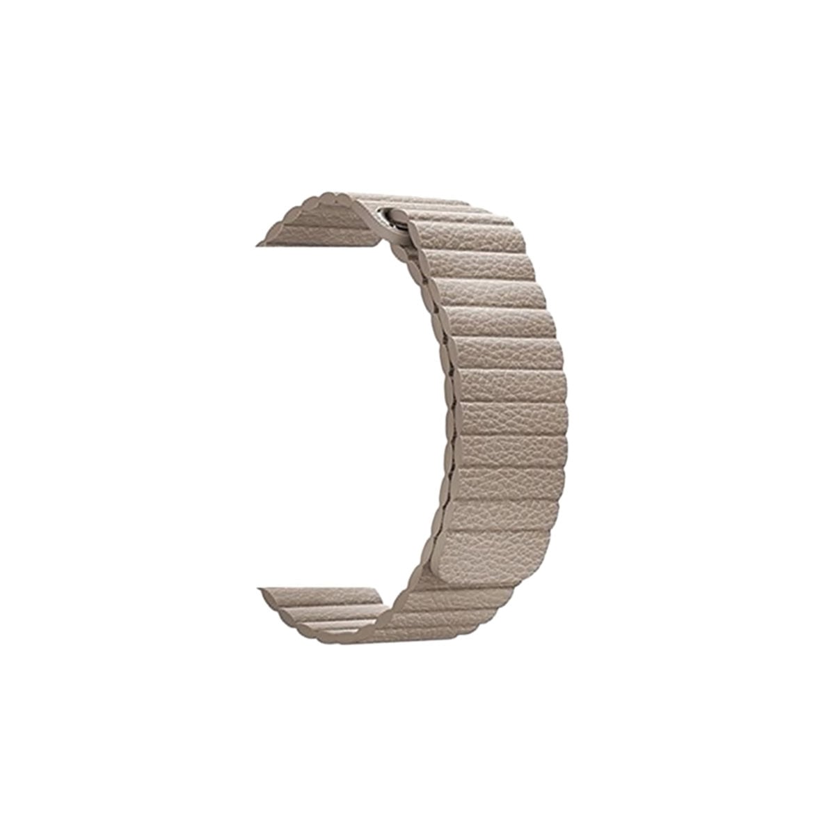 Magnetic Leather Loop Apple Watch Bands Replacement Strap 38MM/40MM/41MM Khaki