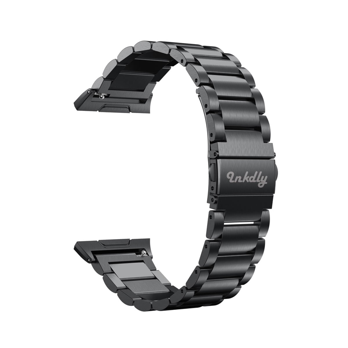 Boss Fitbit Ionic Band Replacement Stainless Link Black Night