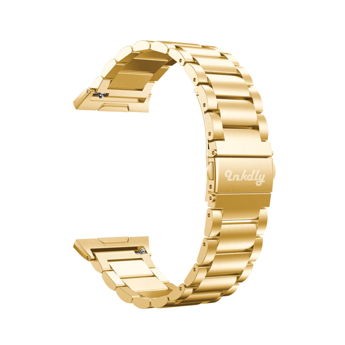Boss Fitbit Ionic Band Replacement Stainless Link Gold Honour