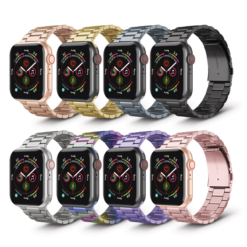 Premium Stainless Link Replacement Band for Apple Watch – Mobile Mob