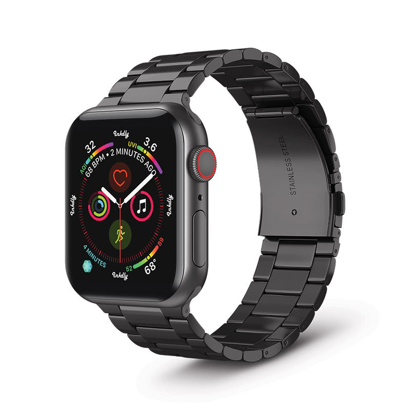 Boss Apple Watch Bands Replacement Stainless Link 38MM/40MM/41MM Black