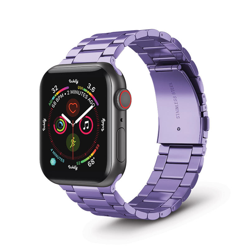 Boss Apple Watch Bands Replacement Stainless Link 38MM/40MM/41MM Light Purple