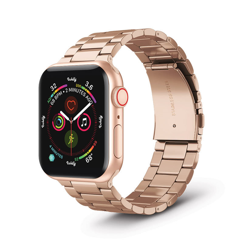 Boss Apple Watch Bands Replacement Stainless Link 38MM/40MM/41MM Rose Gold