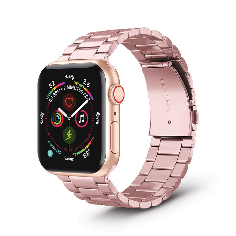 Boss Apple Watch Bands Replacement Stainless Link 38MM/40MM/41MM Rose Pink Series 1 & 2