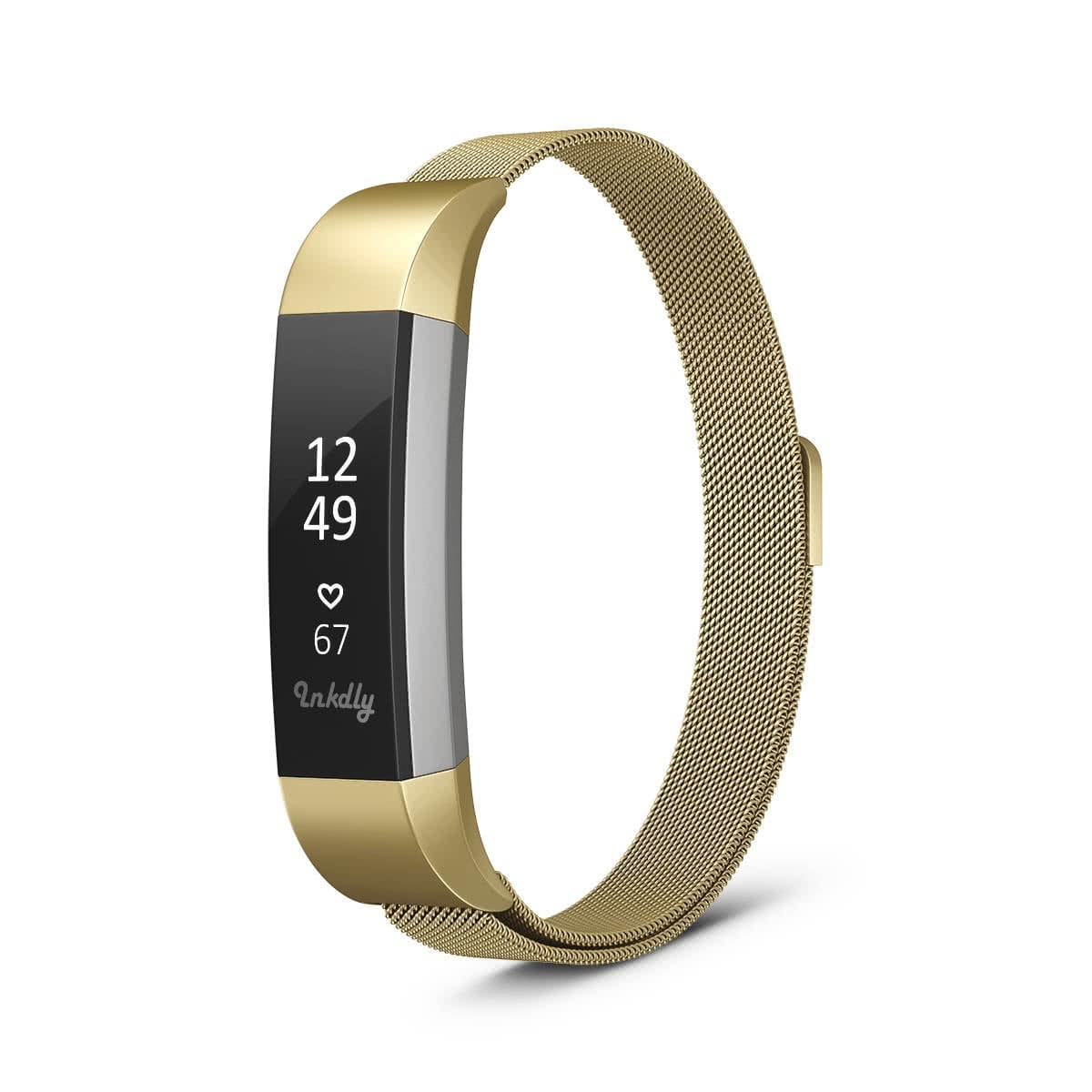 Milanese Fitbit Alta & HR Band Replacement Magnetic Lock Gold Honour