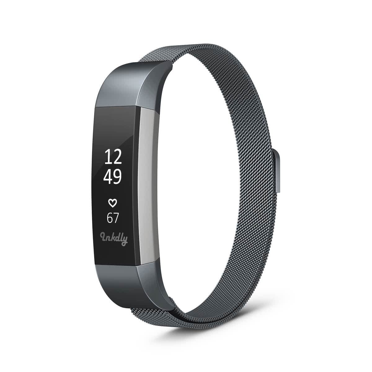 Milanese Fitbit Alta & HR Band Replacement Magnetic Lock Space Grey
