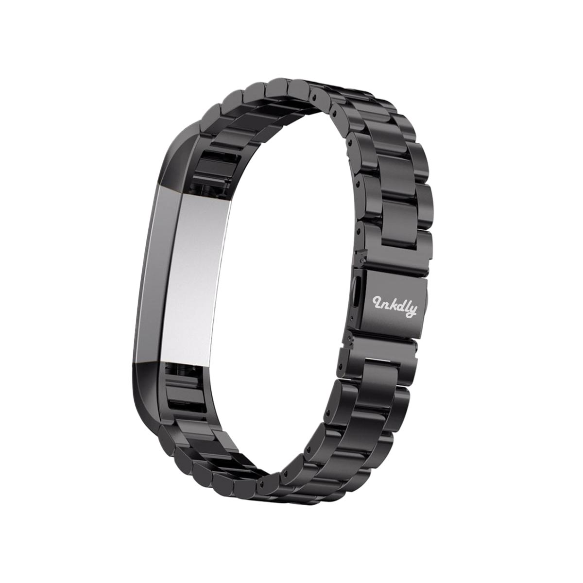 Boss Fitbit Alta & HR Replacement Band Stainless Link Black Night