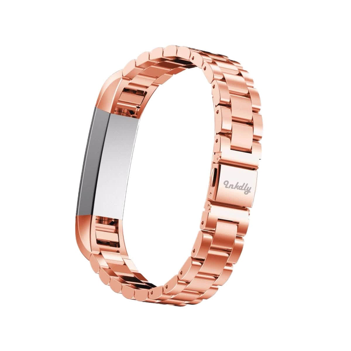 Boss Fitbit Alta & HR Replacement Band Stainless Link Traditional Rose Gold