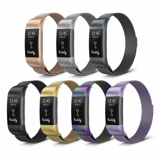 Milanese Fitbit Charge 2 Band Replacement Magnetic Lock