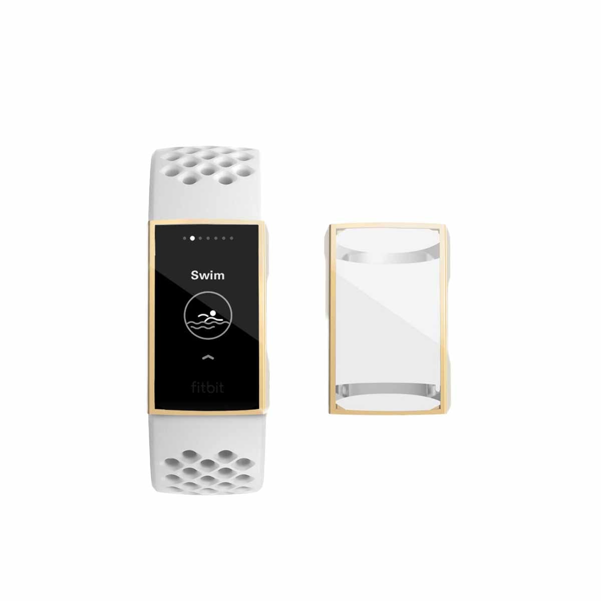 Slimfit Fitbit Charge 3 & Charge 4 Protective Case & Screen Protector