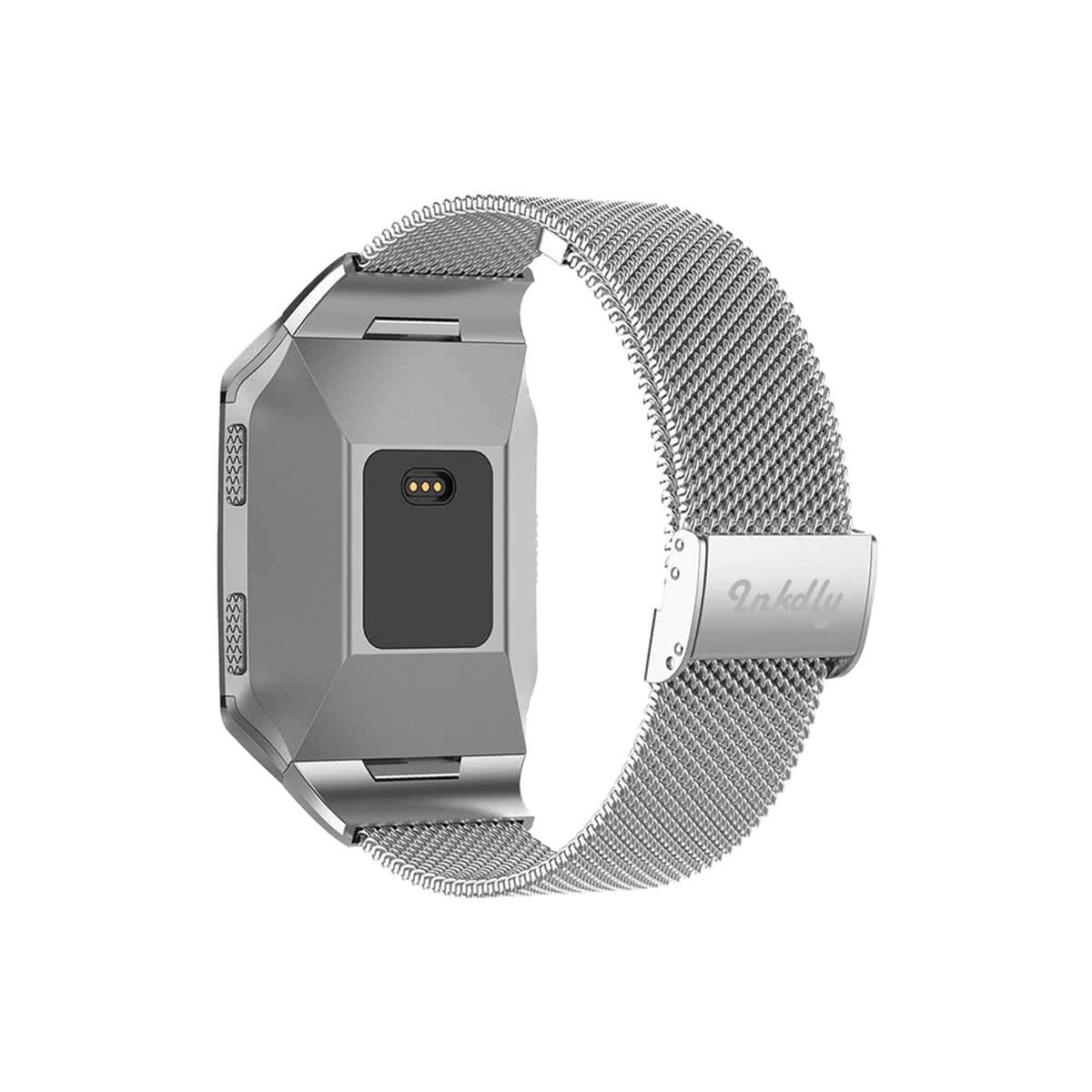 Milanese Fitbit Ionic Band Replacement Quick Release Silver Steel