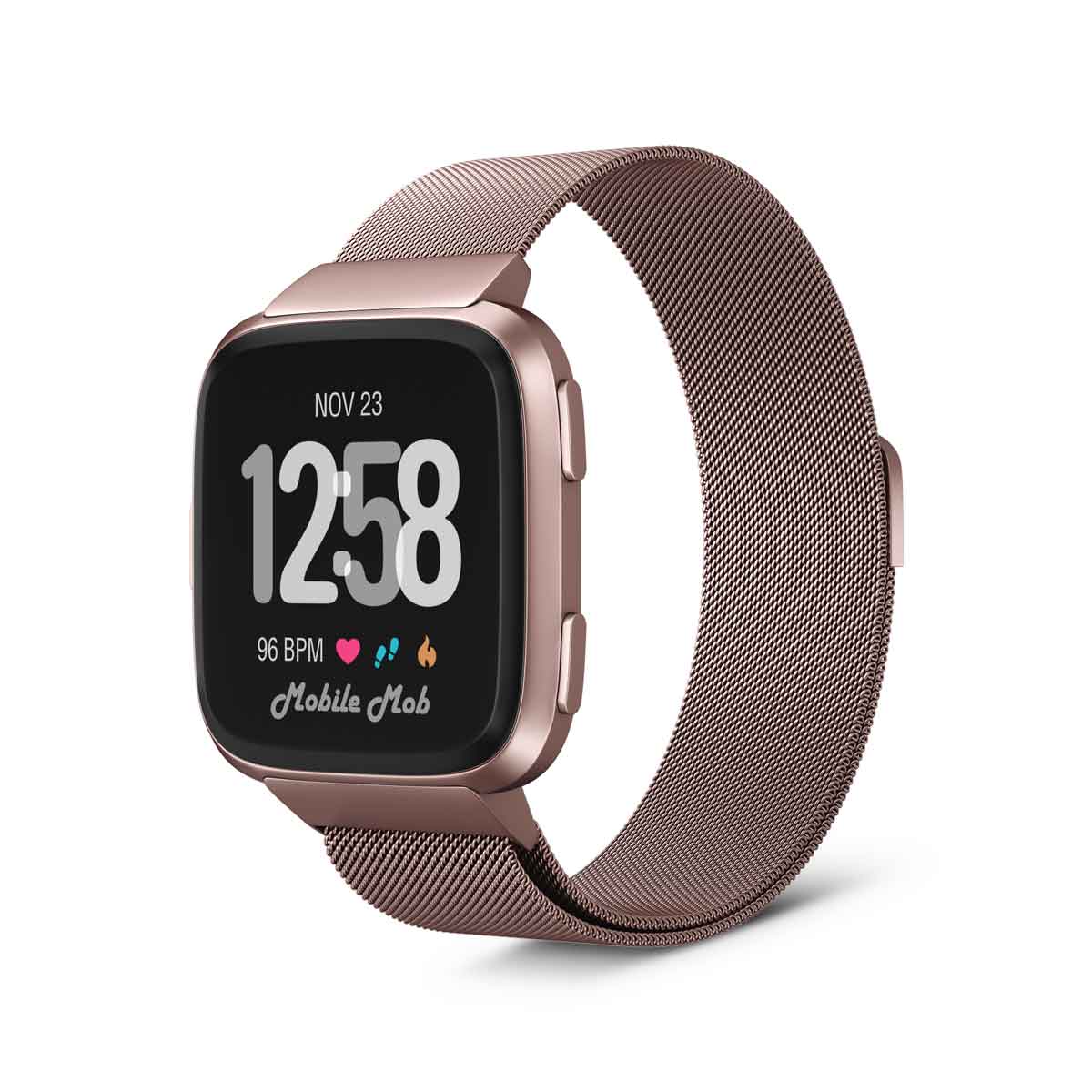 Milanese Fitbit Versa & Versa 2 Band Replacement Magnetic Lock Special Edition Rose Gold