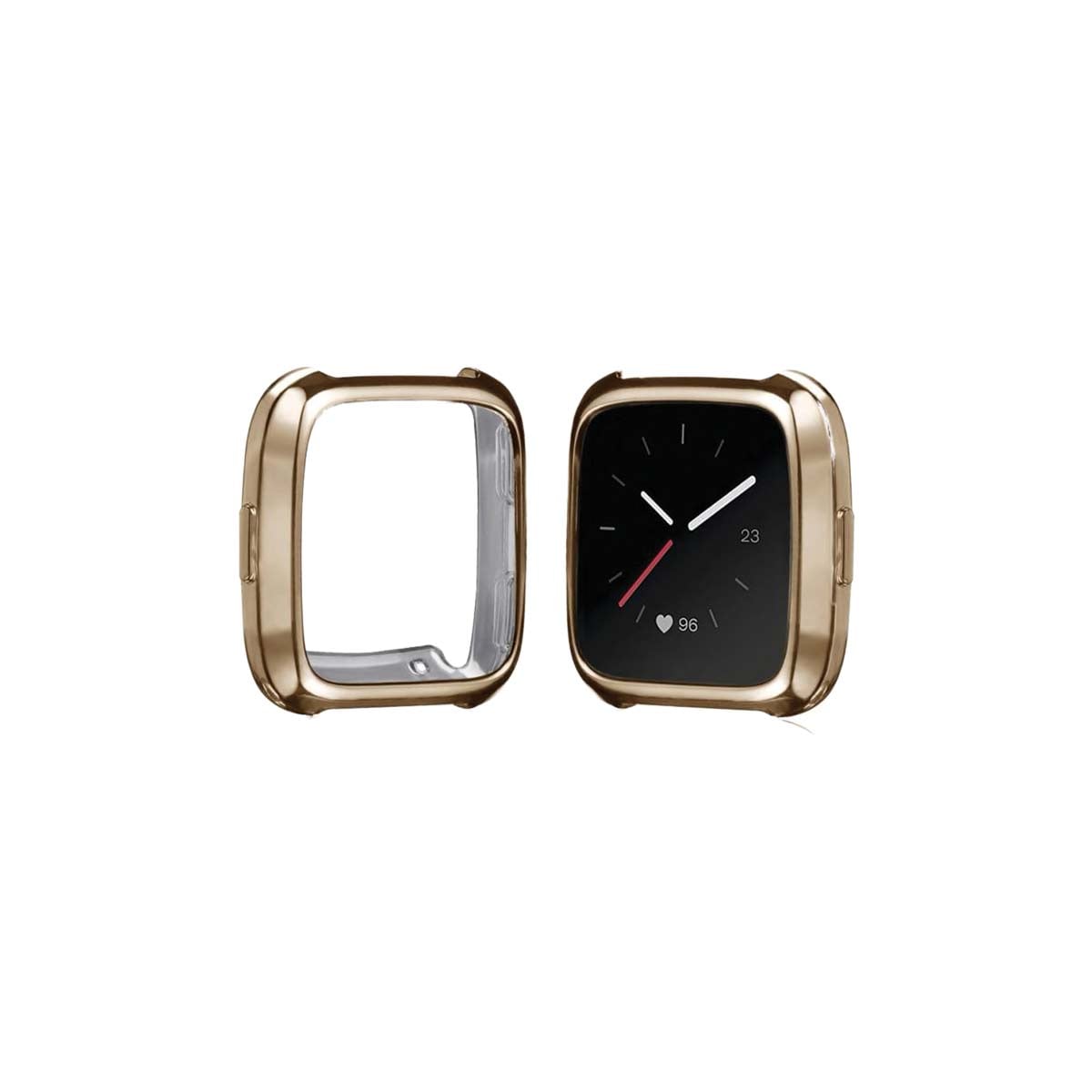Slimfit Fitbit Versa & Versa 2 Protective Case & Screen Protector Series 1 & Lite Gold
