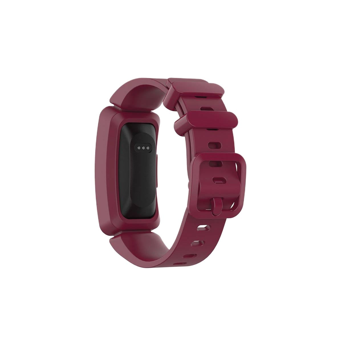Fitbit Ace 2 Bands Replacement Straps with Buckle (Kids size) Wine Red