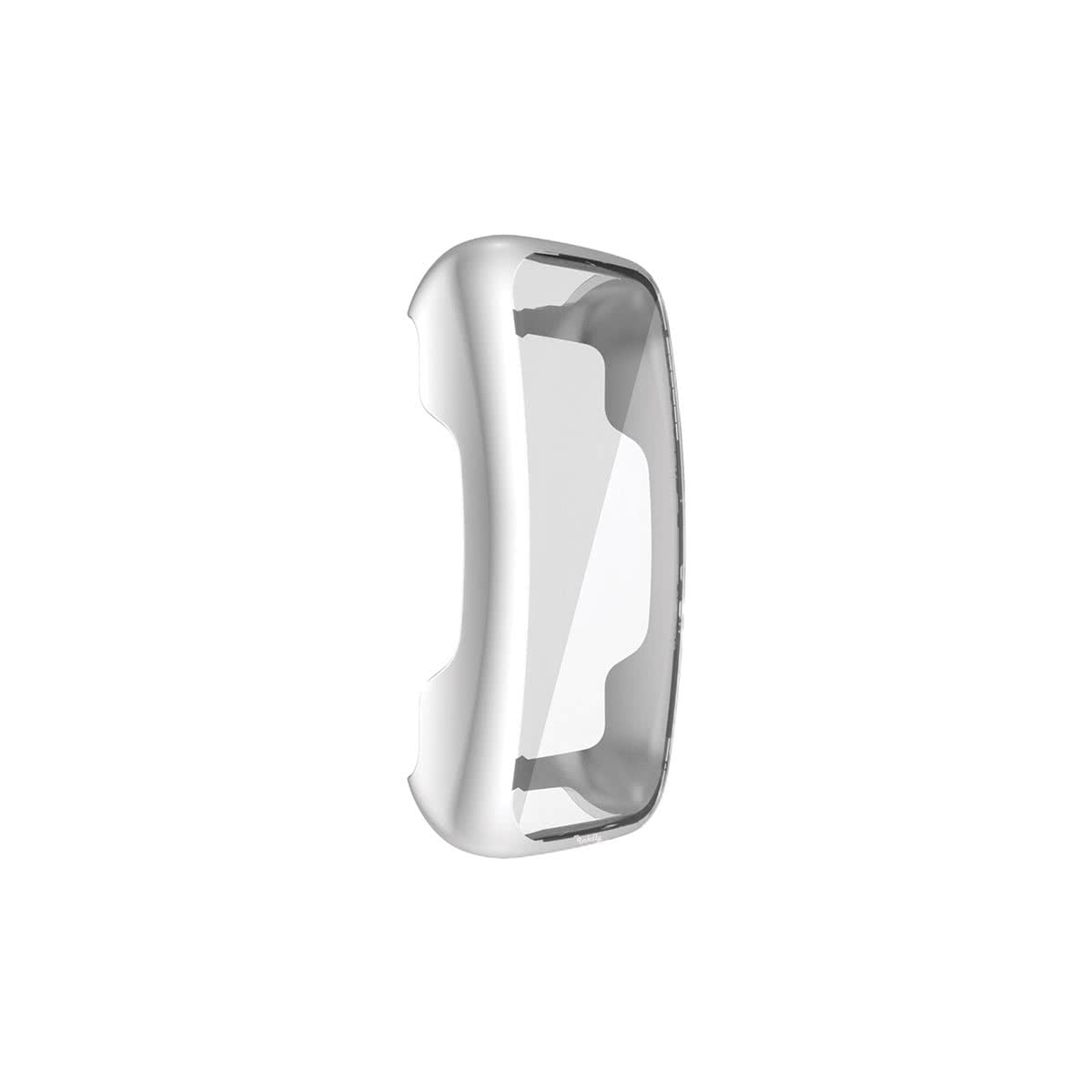 Slimfit Fitbit Inspire 2 Protective Case & Screen Protector Silver