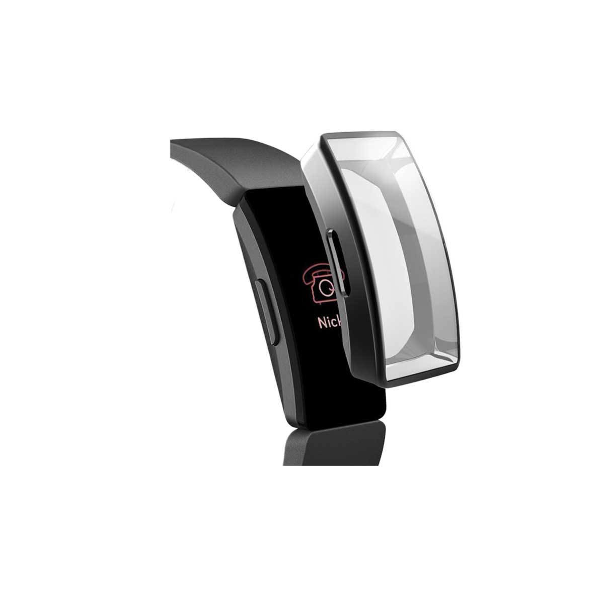 Slimfit Fitbit Inspire & Inspire HR Protective Case & Screen Protector Black
