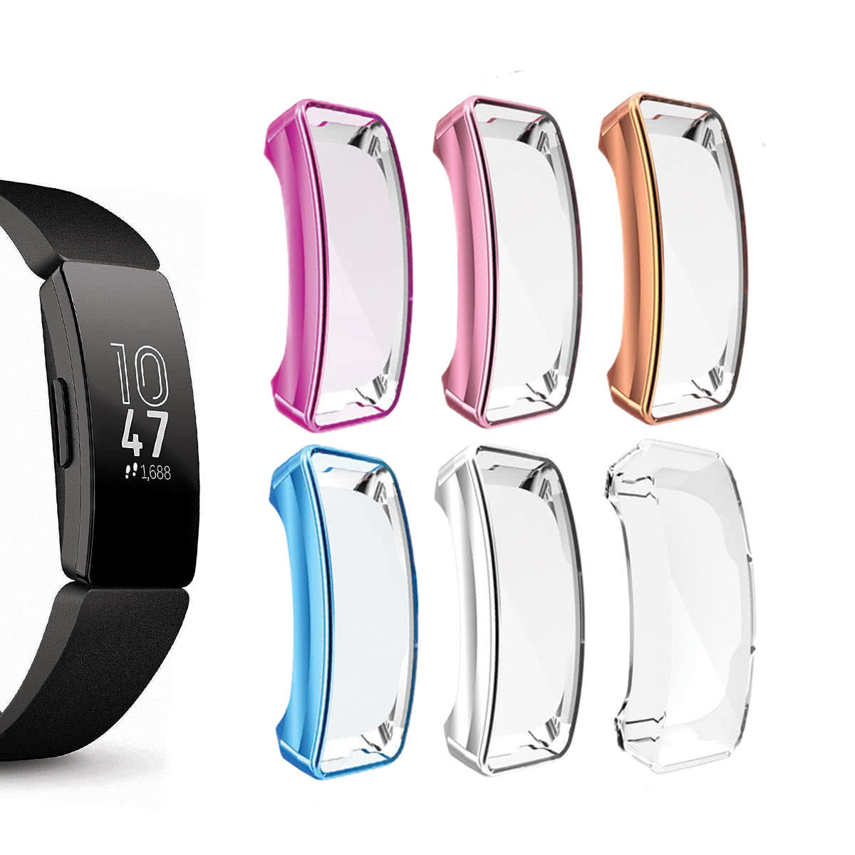 Slimfit Fitbit Inspire & Inspire HR Protective Case & Screen Protector