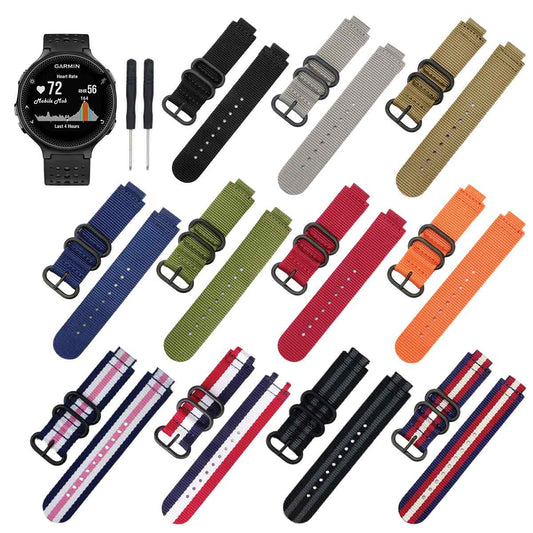 NATO Garmin Forerunner 230/235/630/220/620/735 Replacement Bands