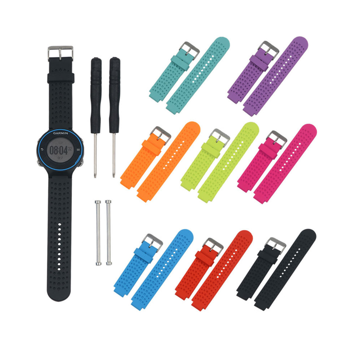 Garmin Forerunner 230/235/630/220/620/735 Replacement Bands Strap Kit
