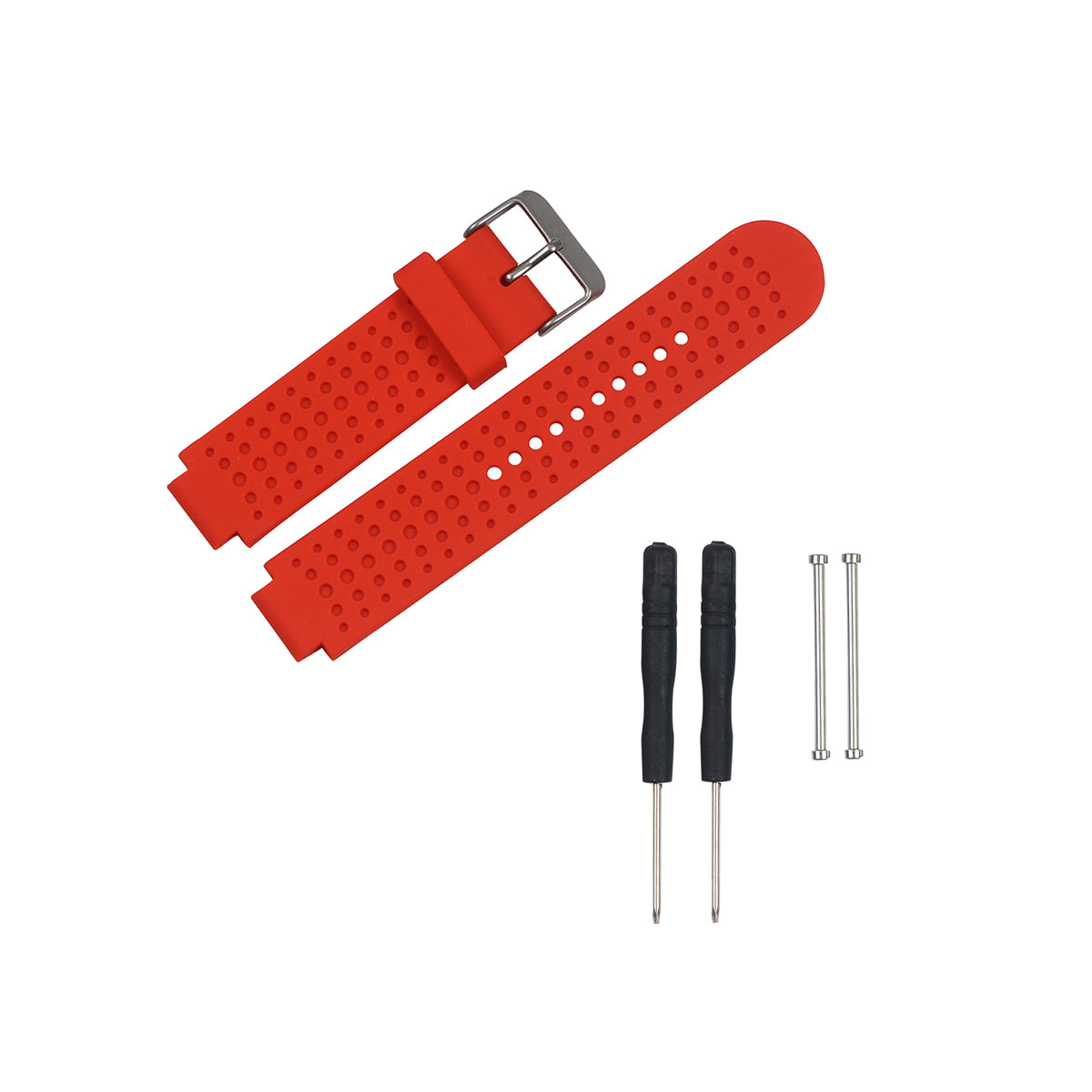 Garmin Forerunner 230/235/630/220/620/735 Replacement Bands Strap Kit Red