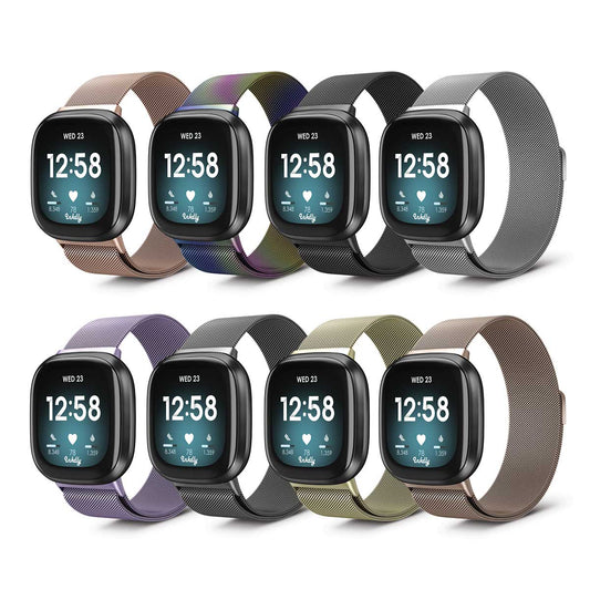 Milanese Fitbit Versa 3 & Sense Band Replacement Magnetic Lock