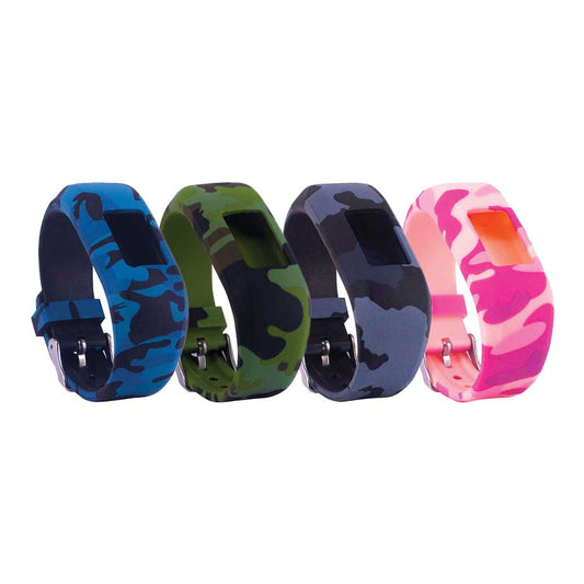 Camo Garmin Vivofit Jr & Jr 2 Replacement Bands Strap With Buckle   