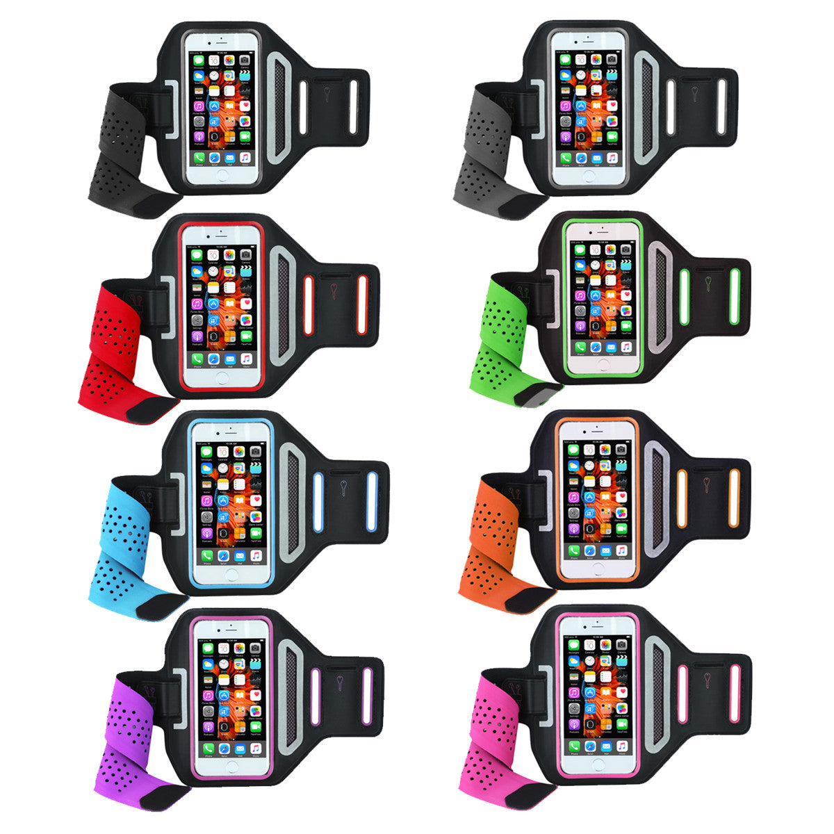 Mobile Mob Vented Gym Running Armband For Samsung Galaxy S7 / Edge