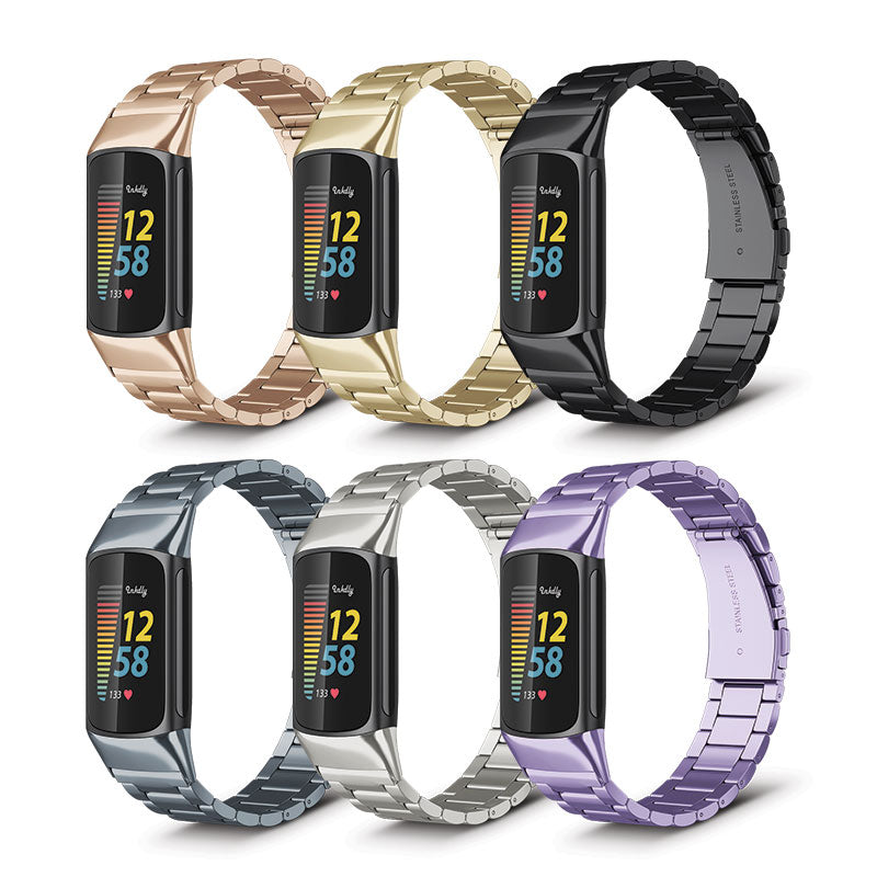 Premium Stainless Link Band Replacement for Fitbit Charge