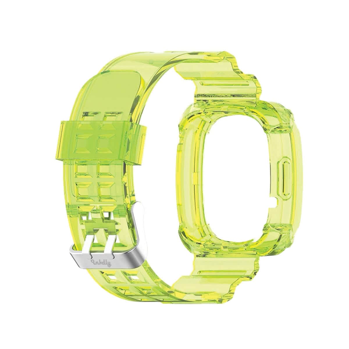 Retro Fitbit Versa 3 & Sense Bands Fluro Yellow  