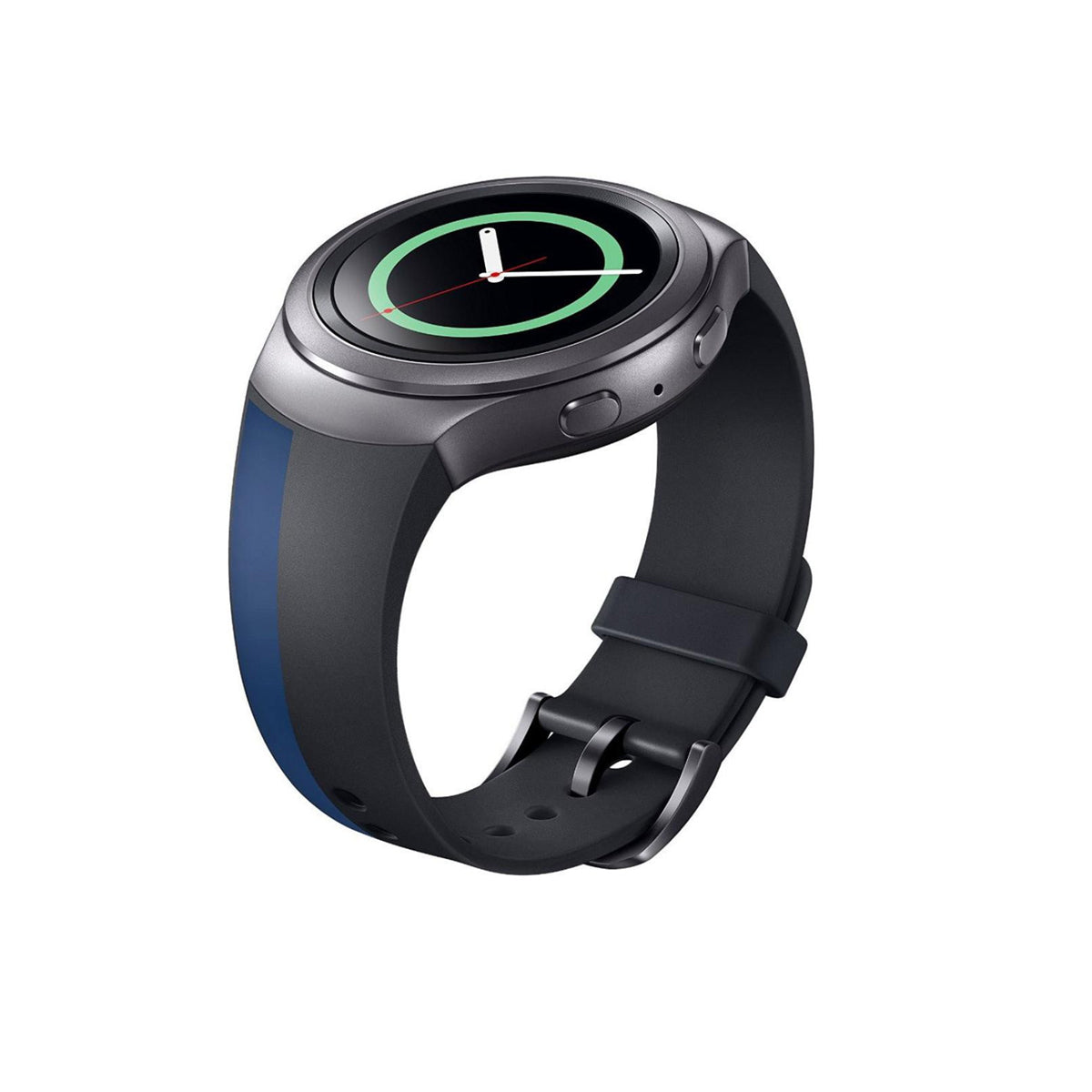 Designer Samsung Gear S2 Replacement Band Straps Blue + Black Stripe