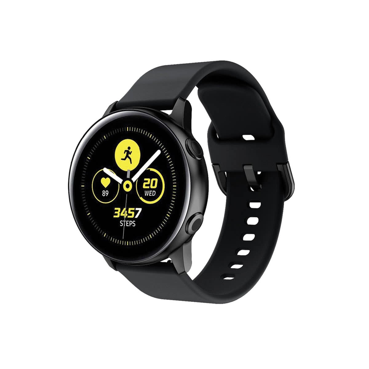 Samsung Galaxy Active & Active 2 Watch Bands Replacement Strap Black