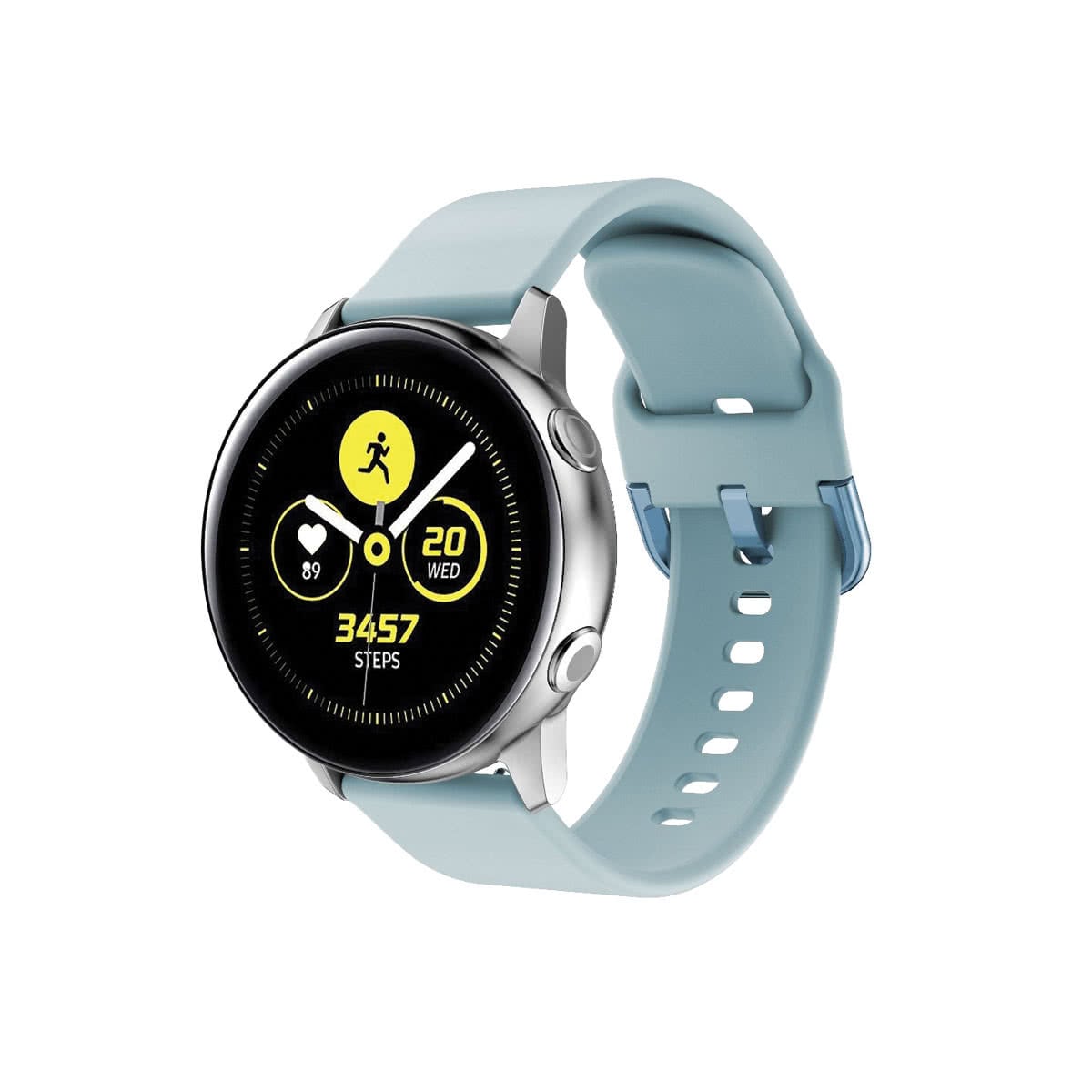 Samsung Galaxy Active & Active 2 Watch Bands Replacement Strap Light Blue