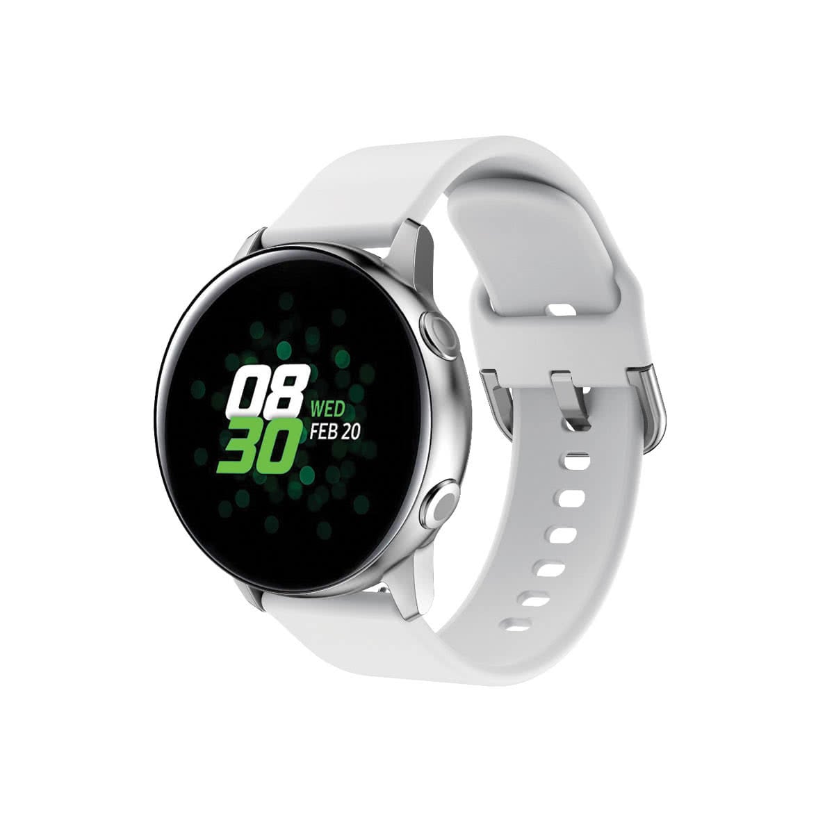 Samsung Galaxy Active & Active 2 Watch Bands Replacement Strap White