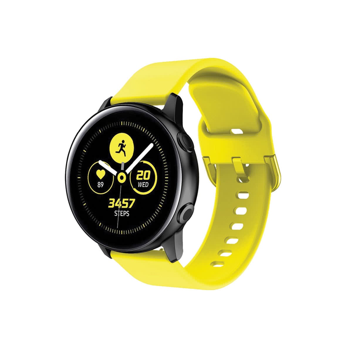 Samsung Galaxy Active & Active 2 Watch Bands Replacement Strap Yellow