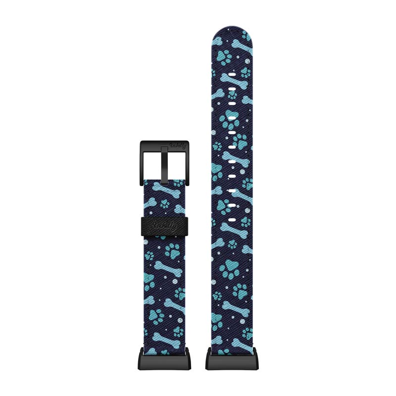 Inkdly Fitbit Charge 3 & Charge 4 Band - Doggo Blues