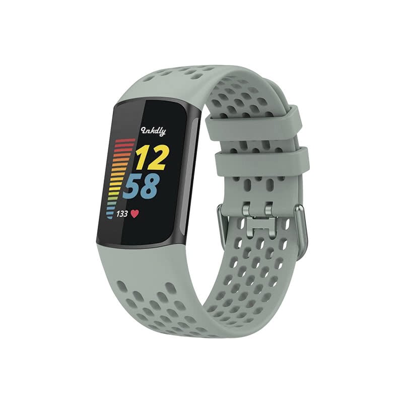 AirVent Fitbit Charge 5 Bands Replacement Sports Strap Pine Needle Green