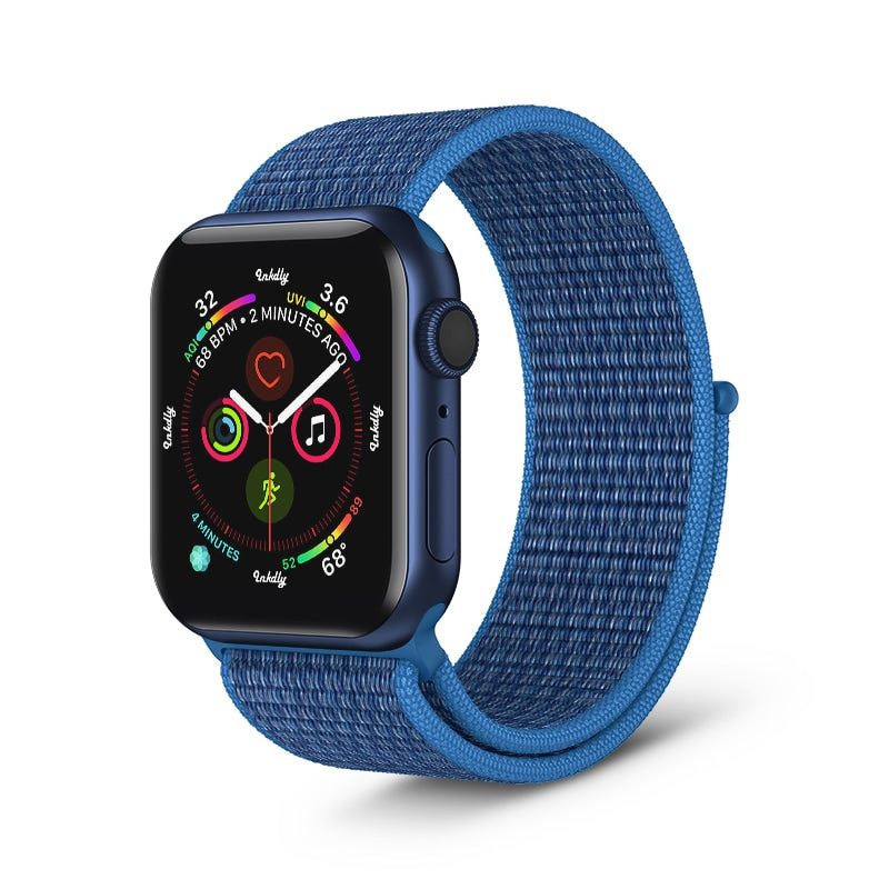 Apple Watch Sports Loop Band Replacement Strap 38MM/40MM/41MM Cape Cod Blue