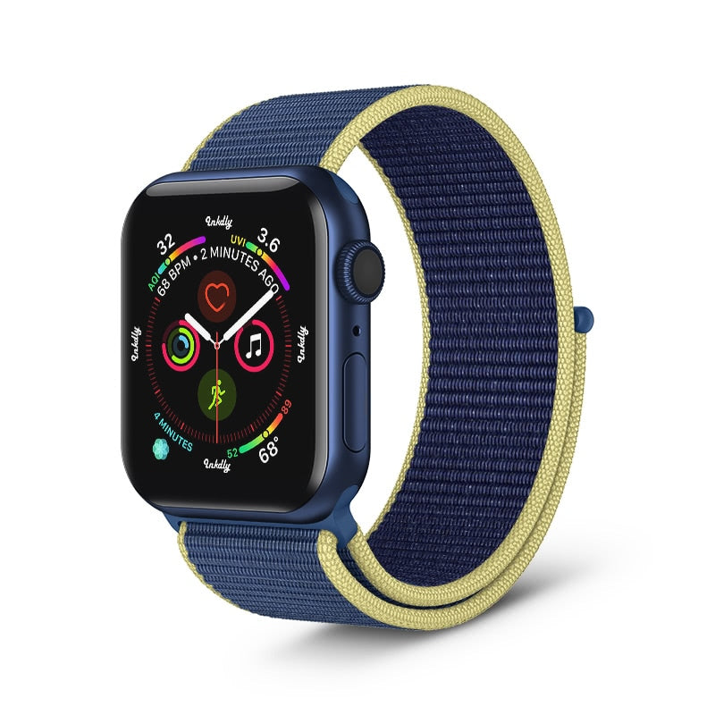 Apple Watch Sports Loop Band Replacement Strap 38MM/40MM/41MM Ice Blue