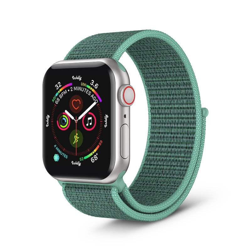 Apple Watch Sports Loop Band Replacement Strap 38MM/40MM/41MM Marine Green
