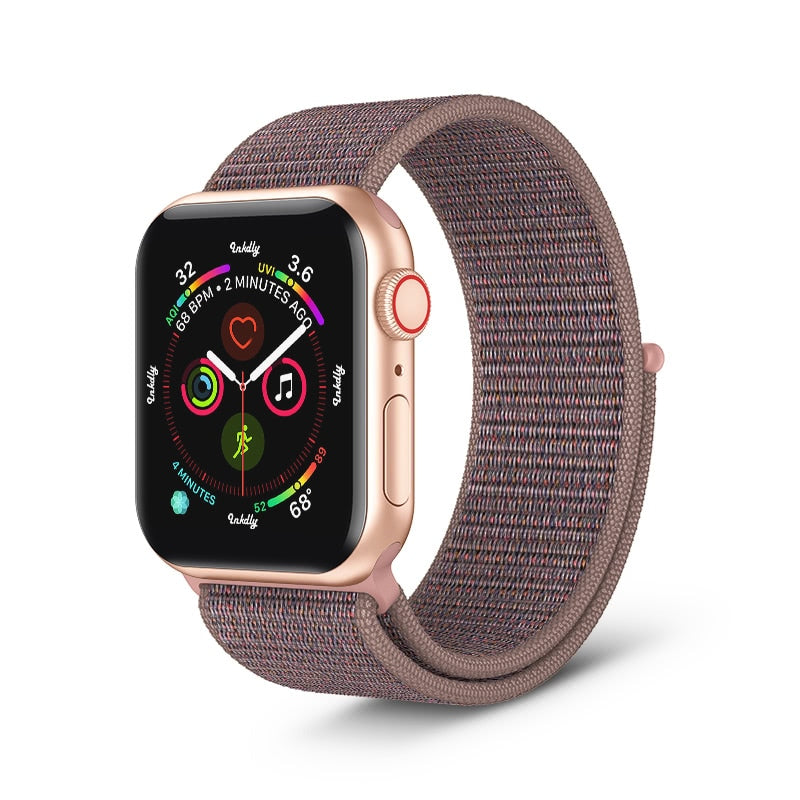 Apple Watch Sports Loop Band Replacement Strap 38MM/40MM/41MM Pink Sand