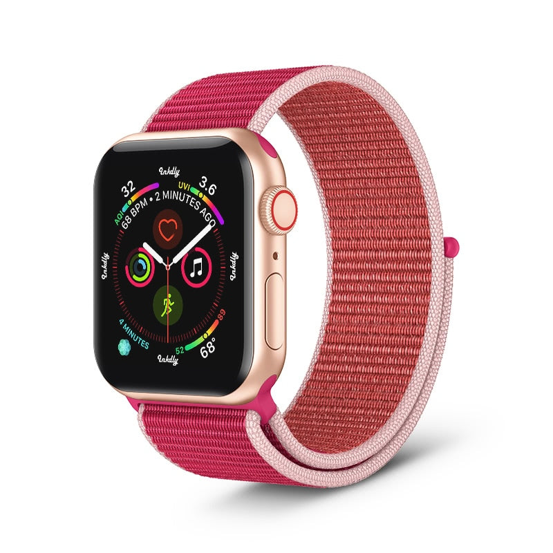 Apple Watch Sports Loop Band Replacement Strap 38MM/40MM/41MM Pomegranate