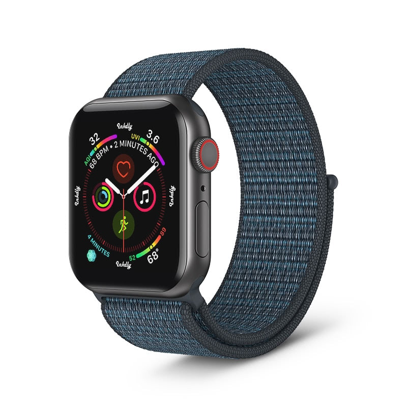 Apple Watch Sports Loop Band Replacement Strap 38MM/40MM/41MM Storm Grey