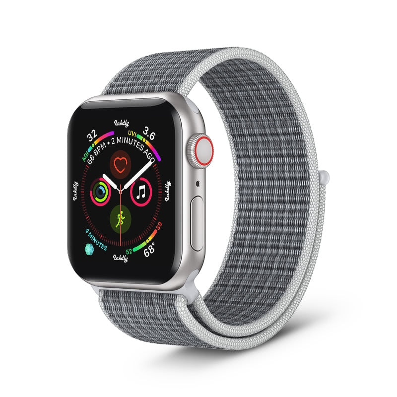 Apple Watch Sports Loop Band Replacement Strap 38MM/40MM/41MM Summit White