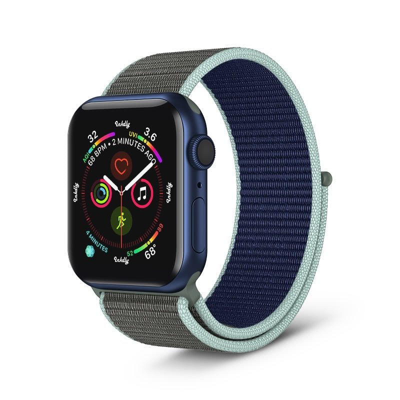 Apple Watch Sports Loop Band Replacement Strap 38MM/40MM/41MM Two Colour Card