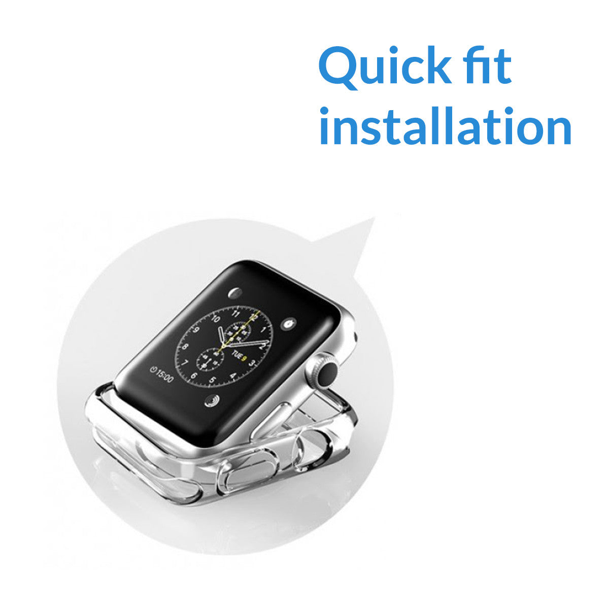 Mob Slimfit Clear Case For Apple Watch Series 1,2,3 & 4