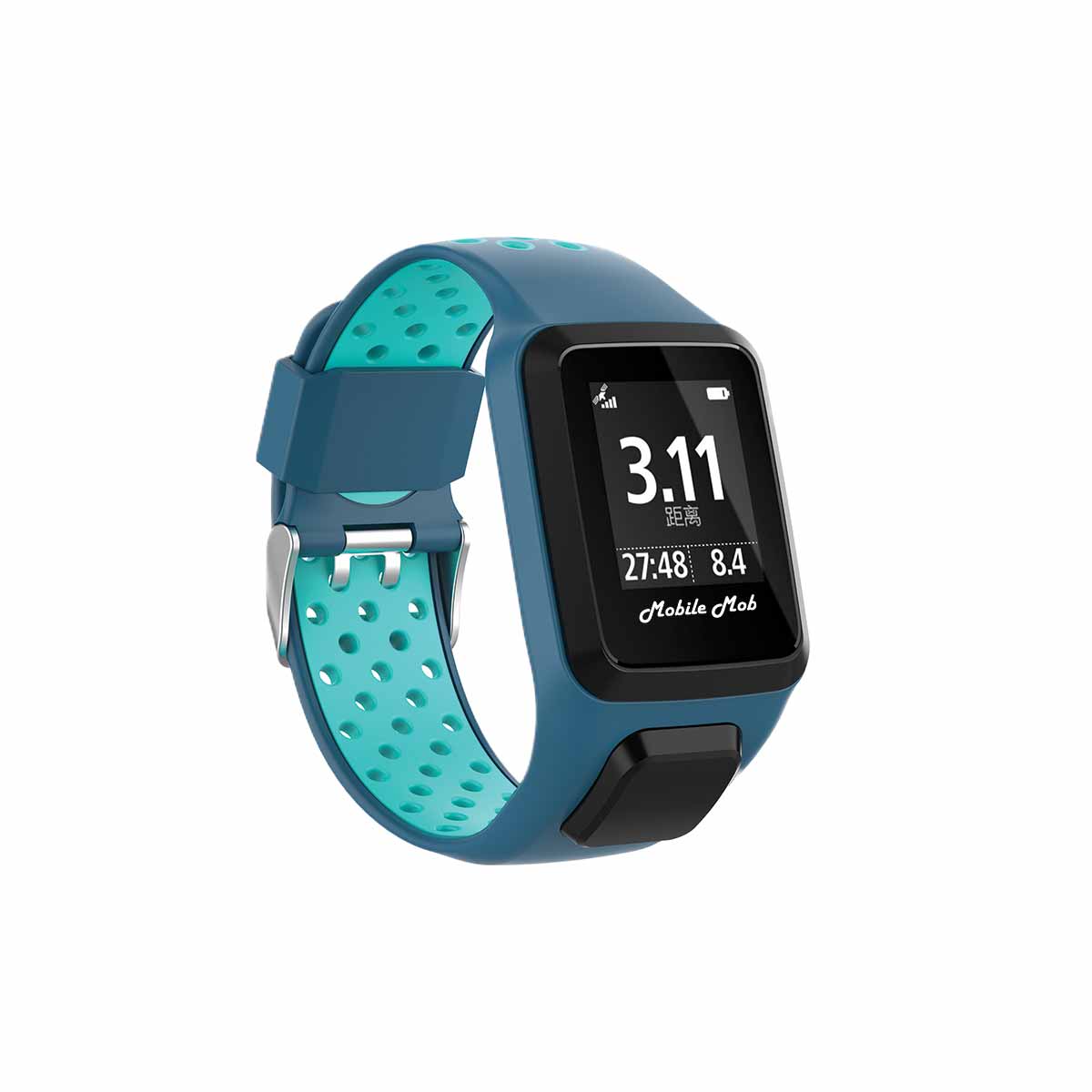 Airvent TomTom Runner 2 & 3 Bands Replacement Straps Blue + Teal Vents