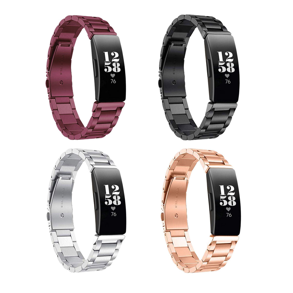 Boss Fitbit Inspire & Inspire HR Band Replacement Stainless Link