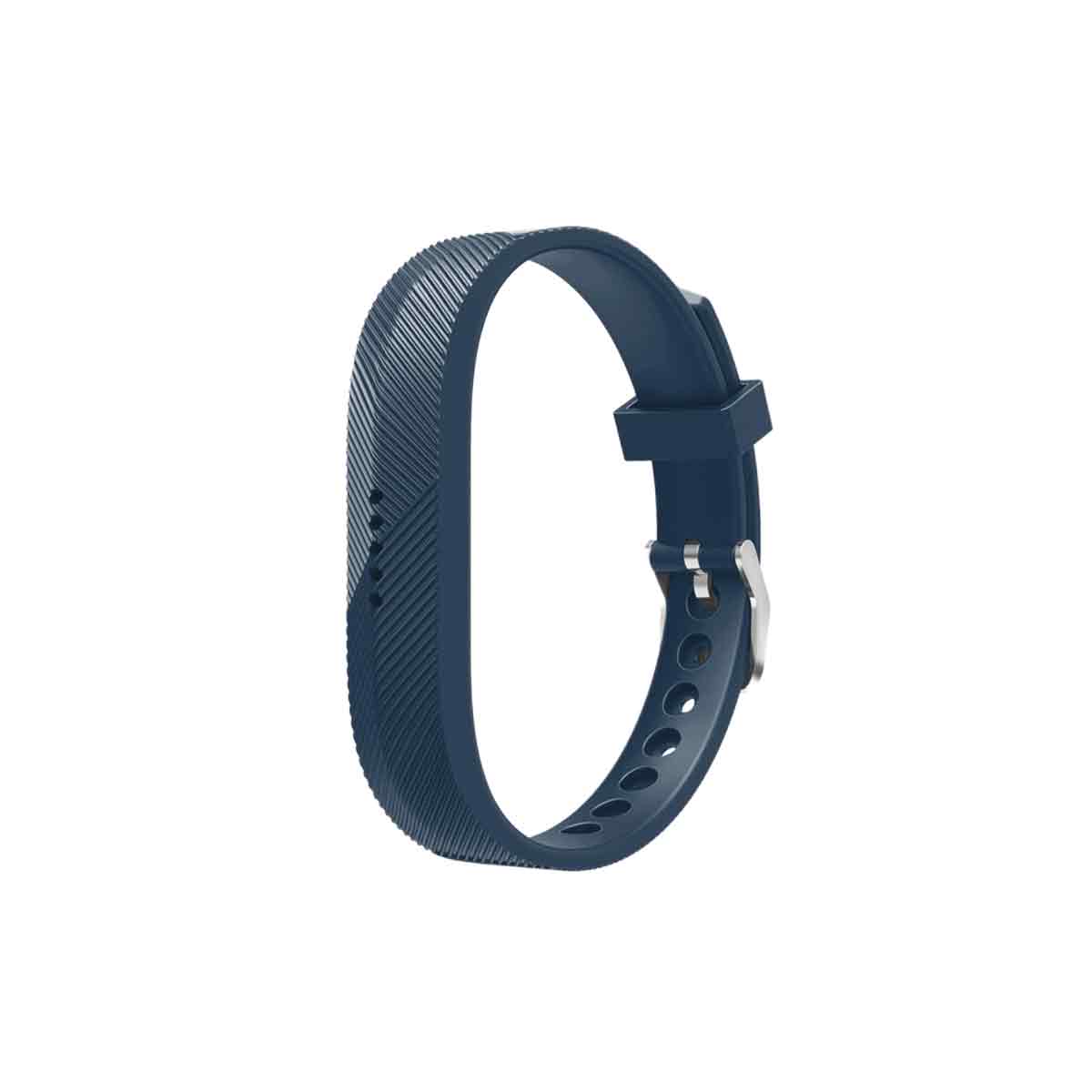 Secure Fitbit Flex 2 Band Replacement Strap with Buckle Dark Blue