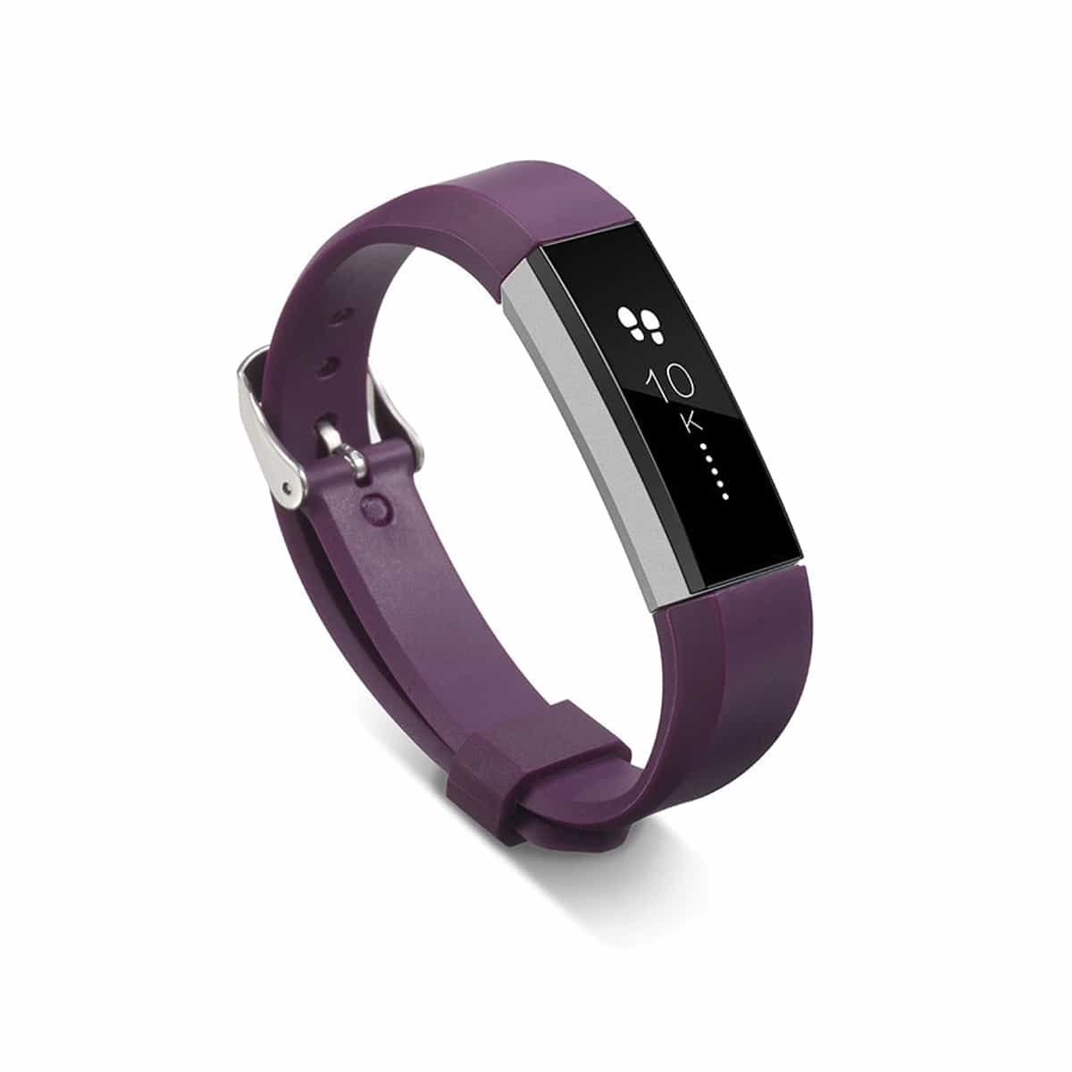 Fitbit Alta HR Bands Replacement Strap Classic with Buckle Dark Purple