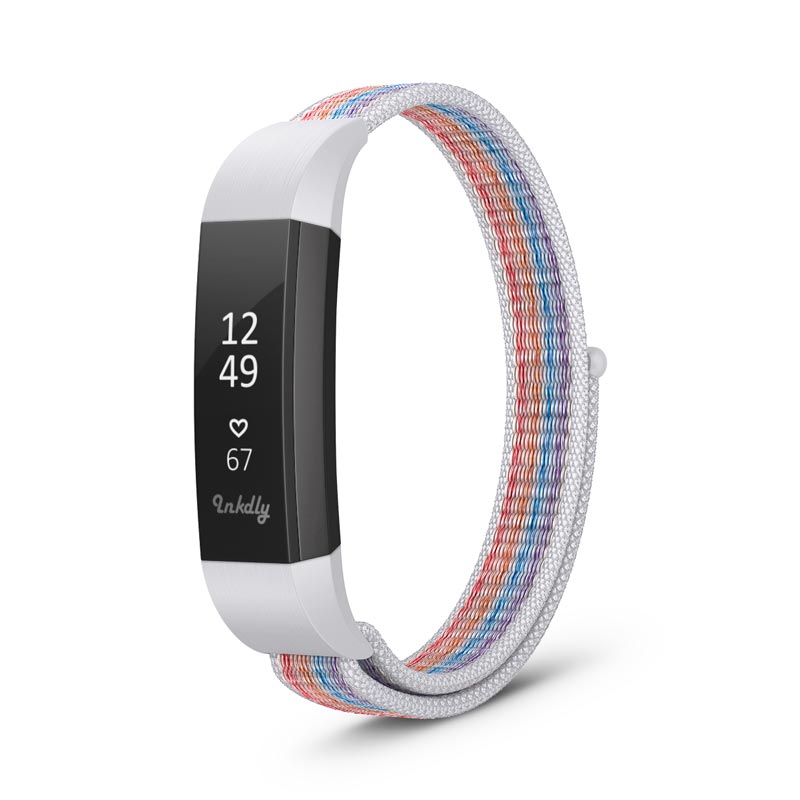 Sports Loop Fitbit Alta & Fitbit Alta HR Bands Rainbow Stripe  